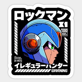 Megaman X Black Sticker